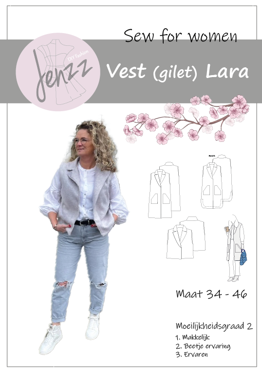 Vest Lara Jenzz DIY Fashion
